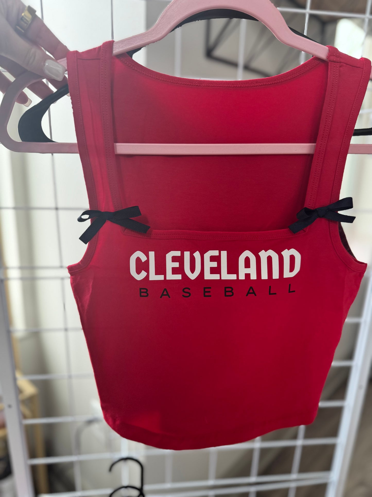 Baseball Bow Tank