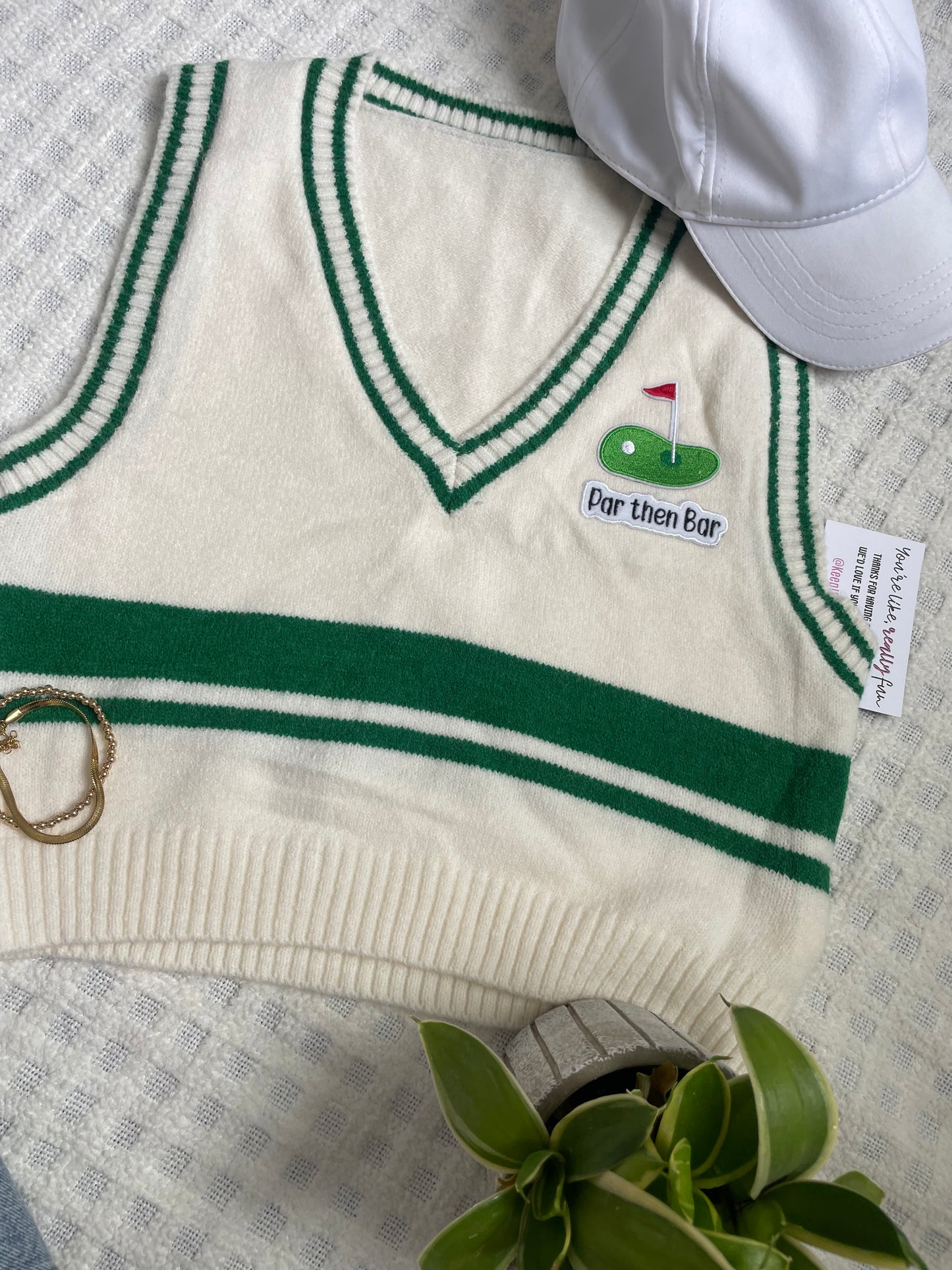 Golf knit tank