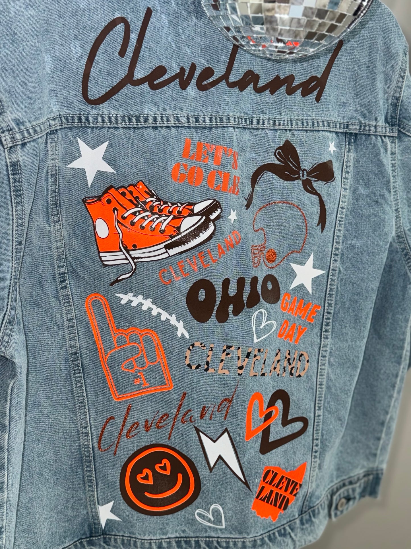 Graffiti-Style Browns Jacket