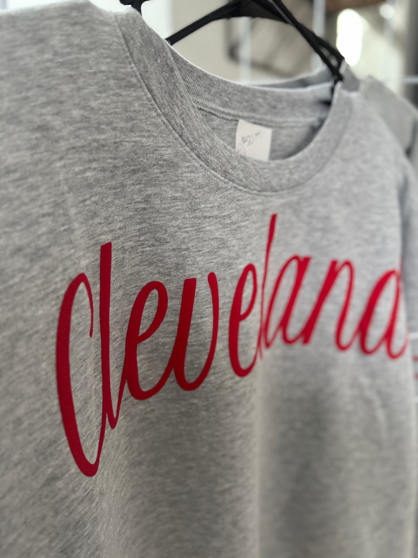Cleveland Baseball Sleeve Crewneck