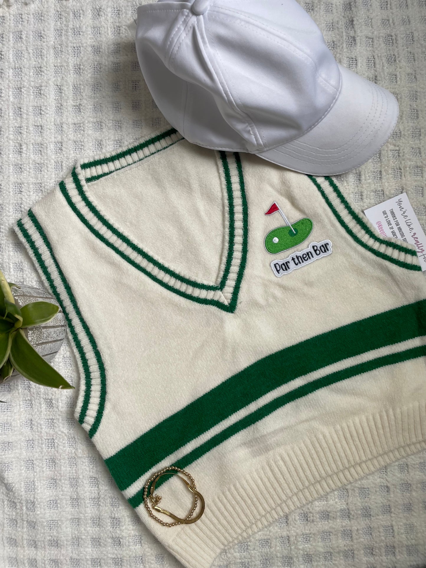 Golf knit tank