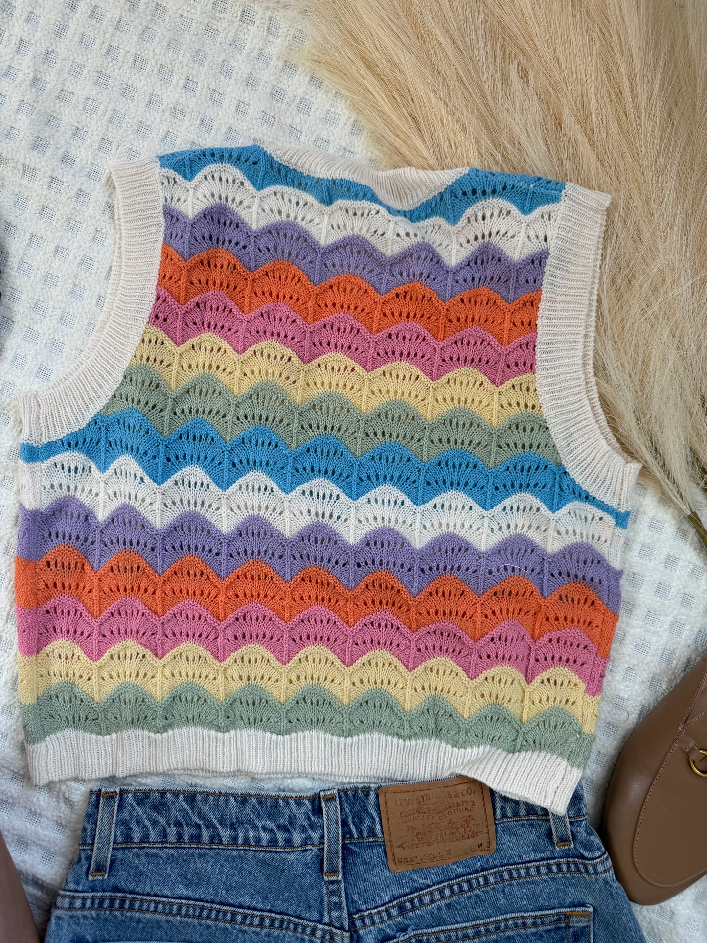 Girly swirly Cleveland tank