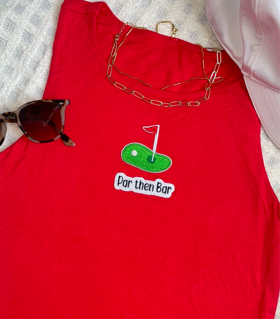 Par then Bar! Ladies golf tank