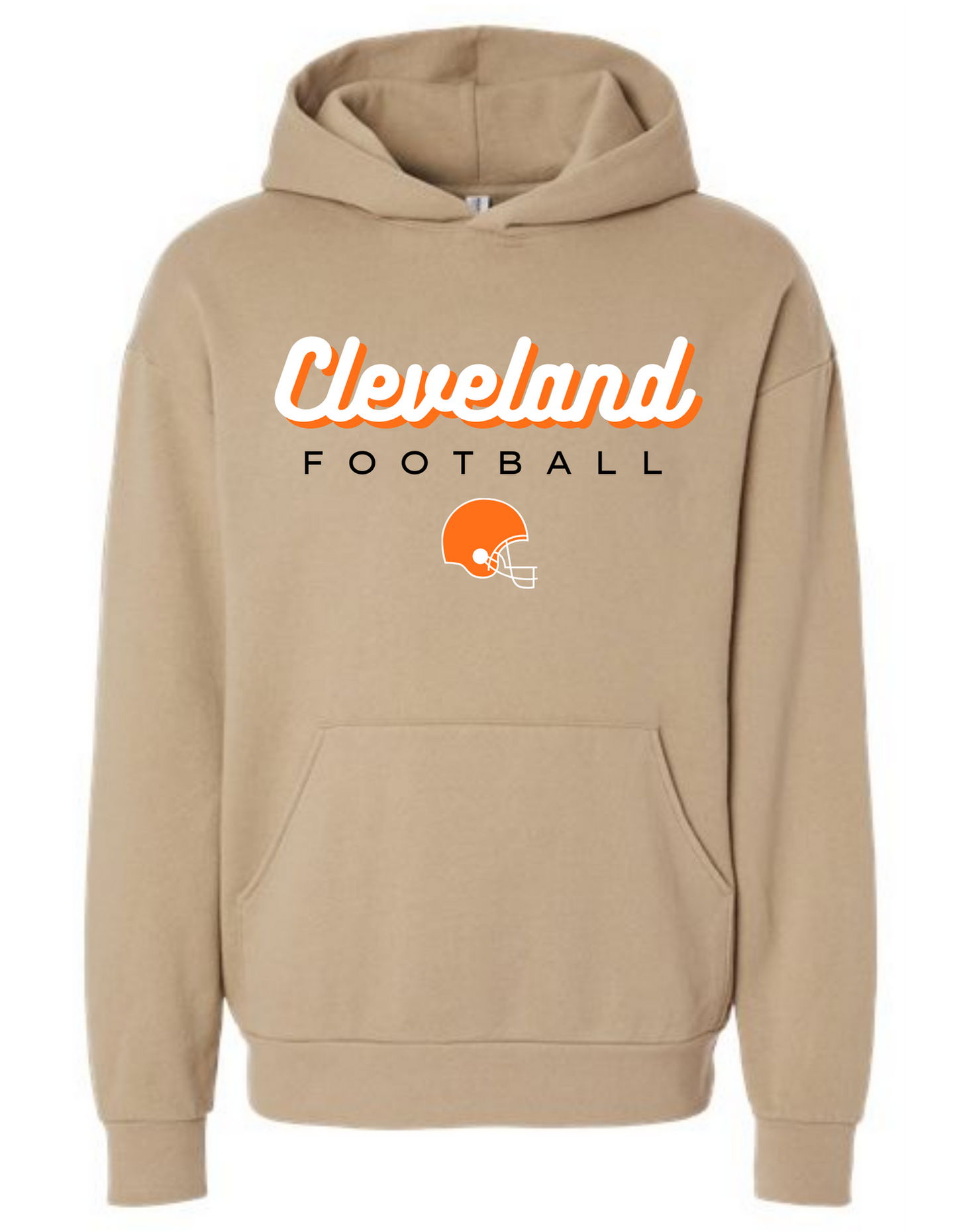 Script Cleveland Football Hoodie
