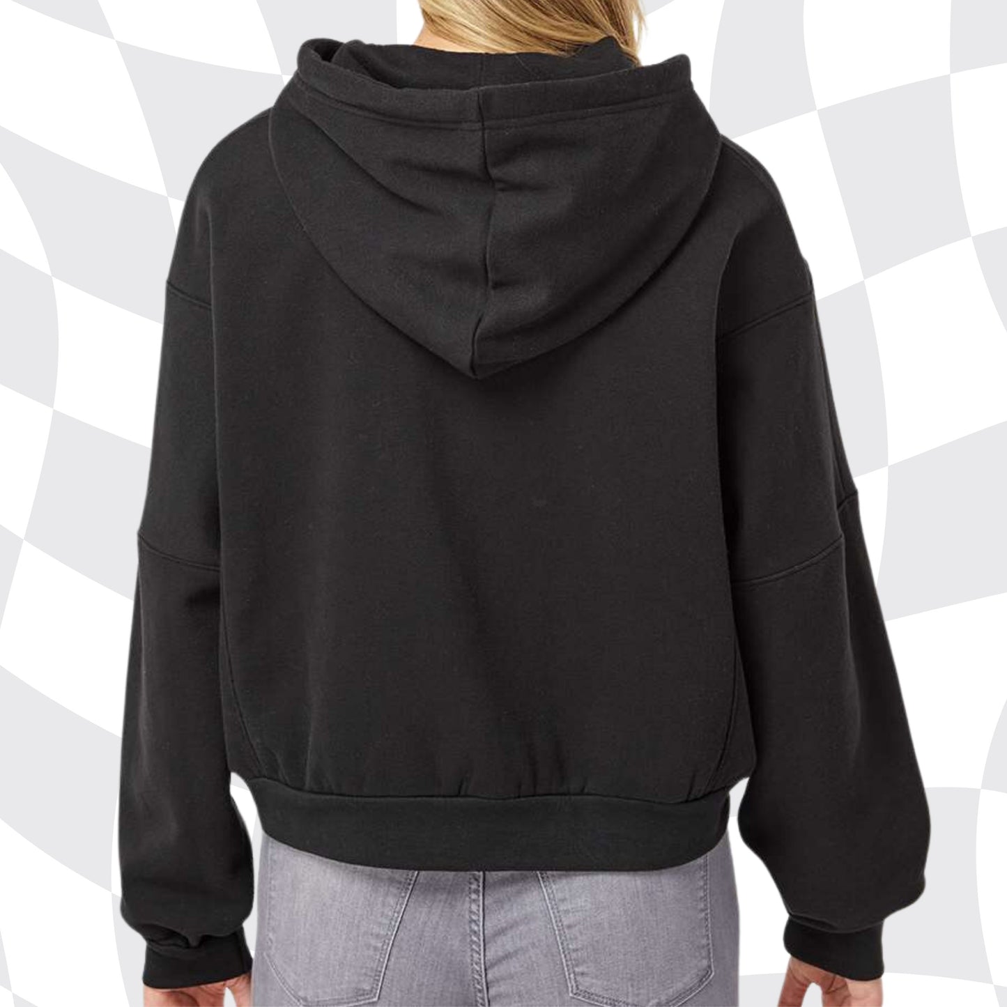 Women's Stacked Cleveland hoodie (black)
