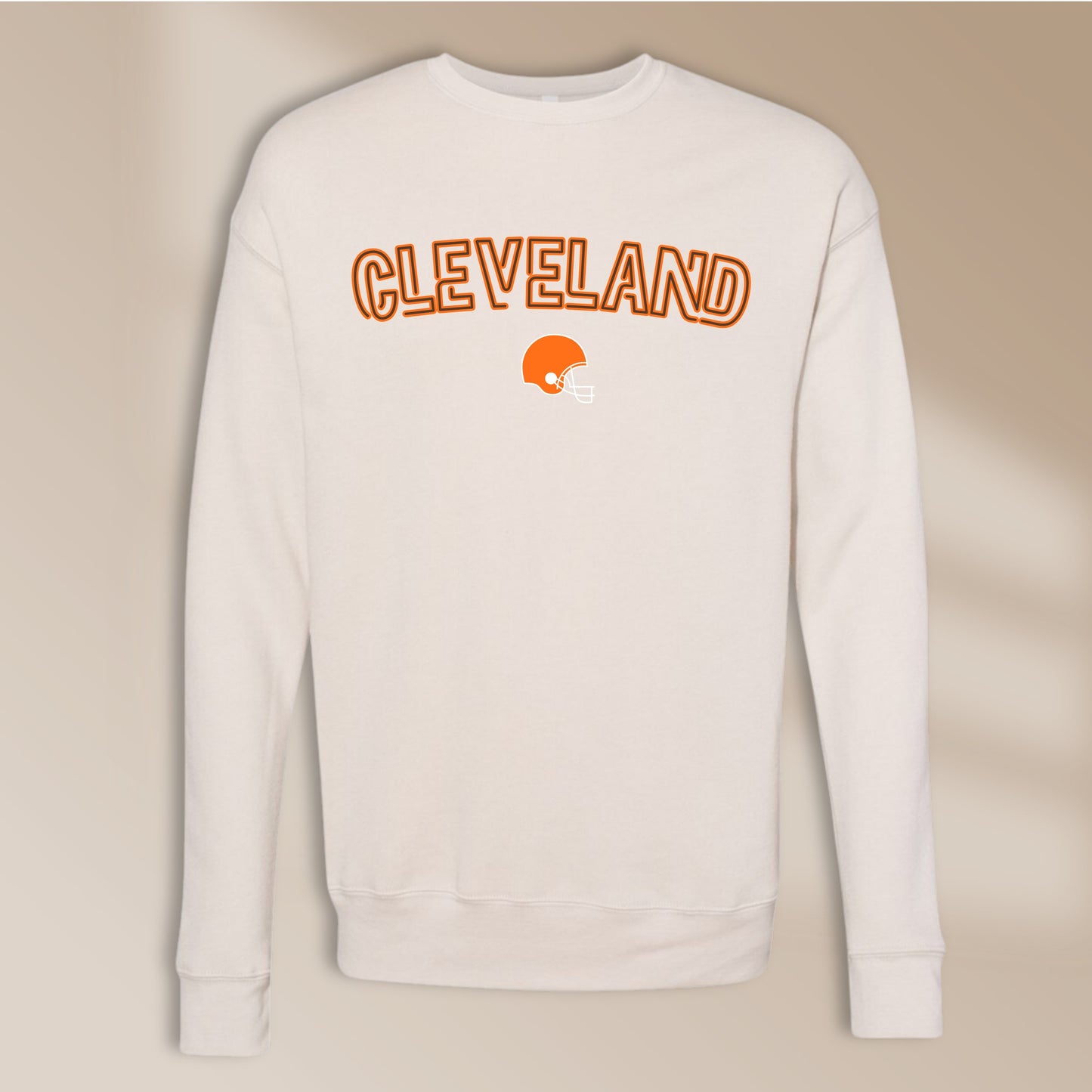 Lightweight, Drop Shoulder Cleveland Crewneck