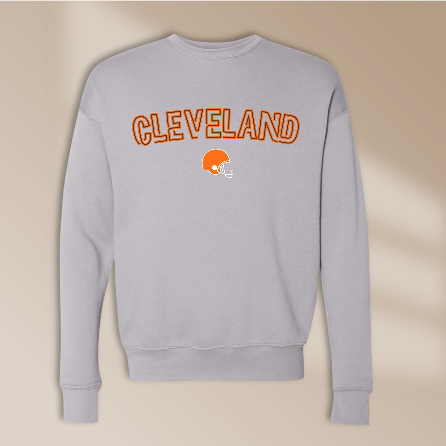 Lightweight, Drop Shoulder Cleveland Crewneck