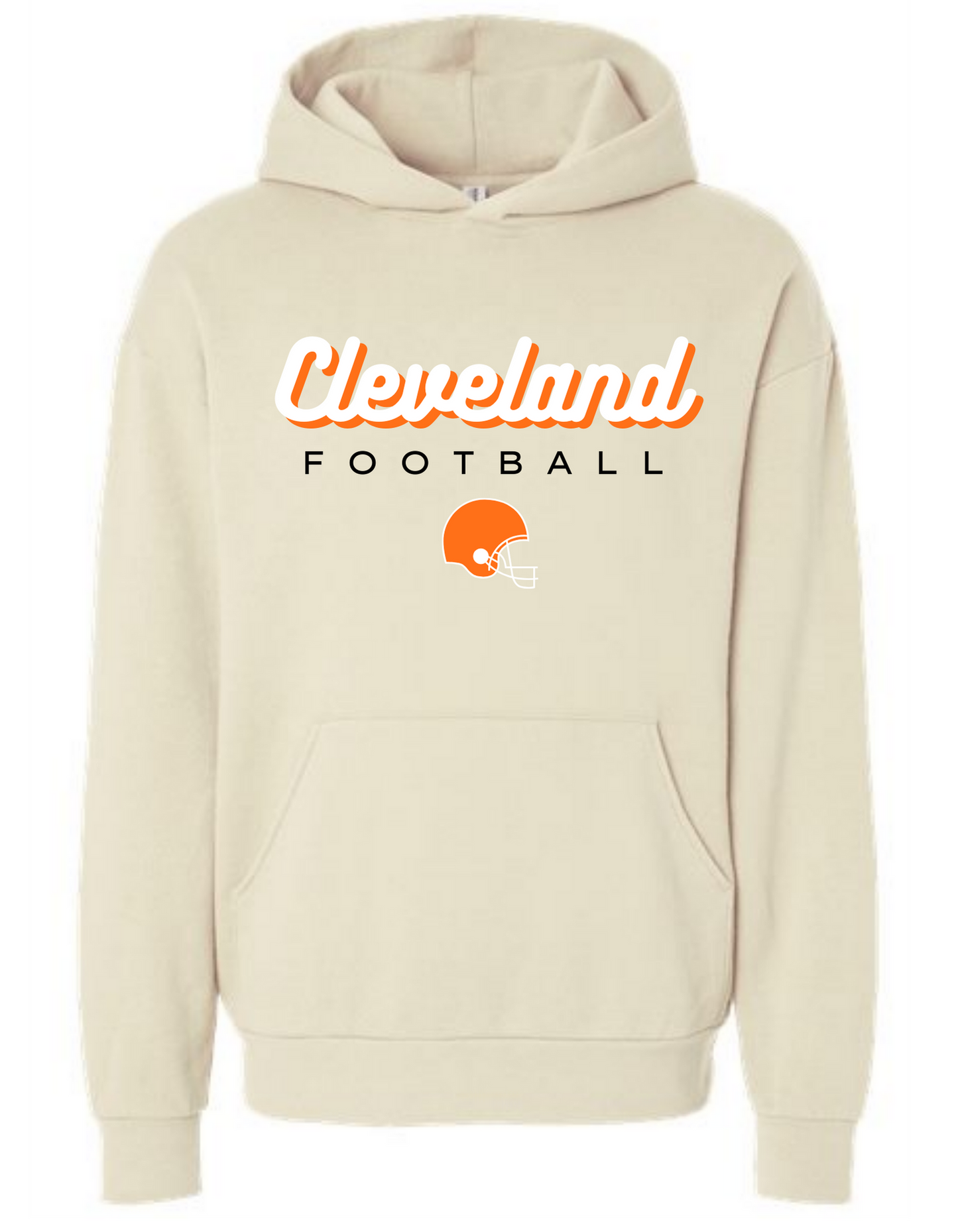 Script Cleveland Football Hoodie