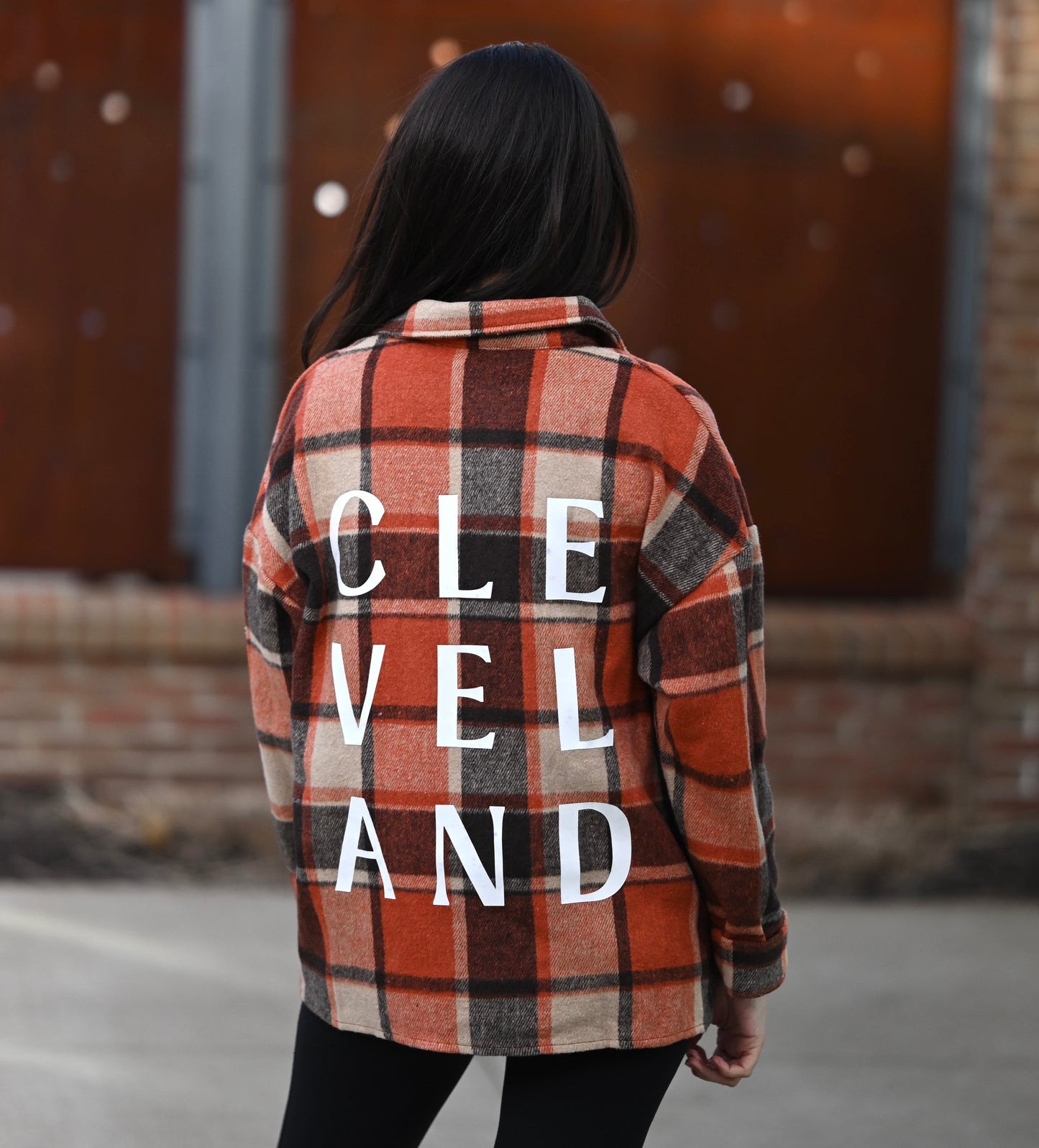 Browns Plaid Shacket