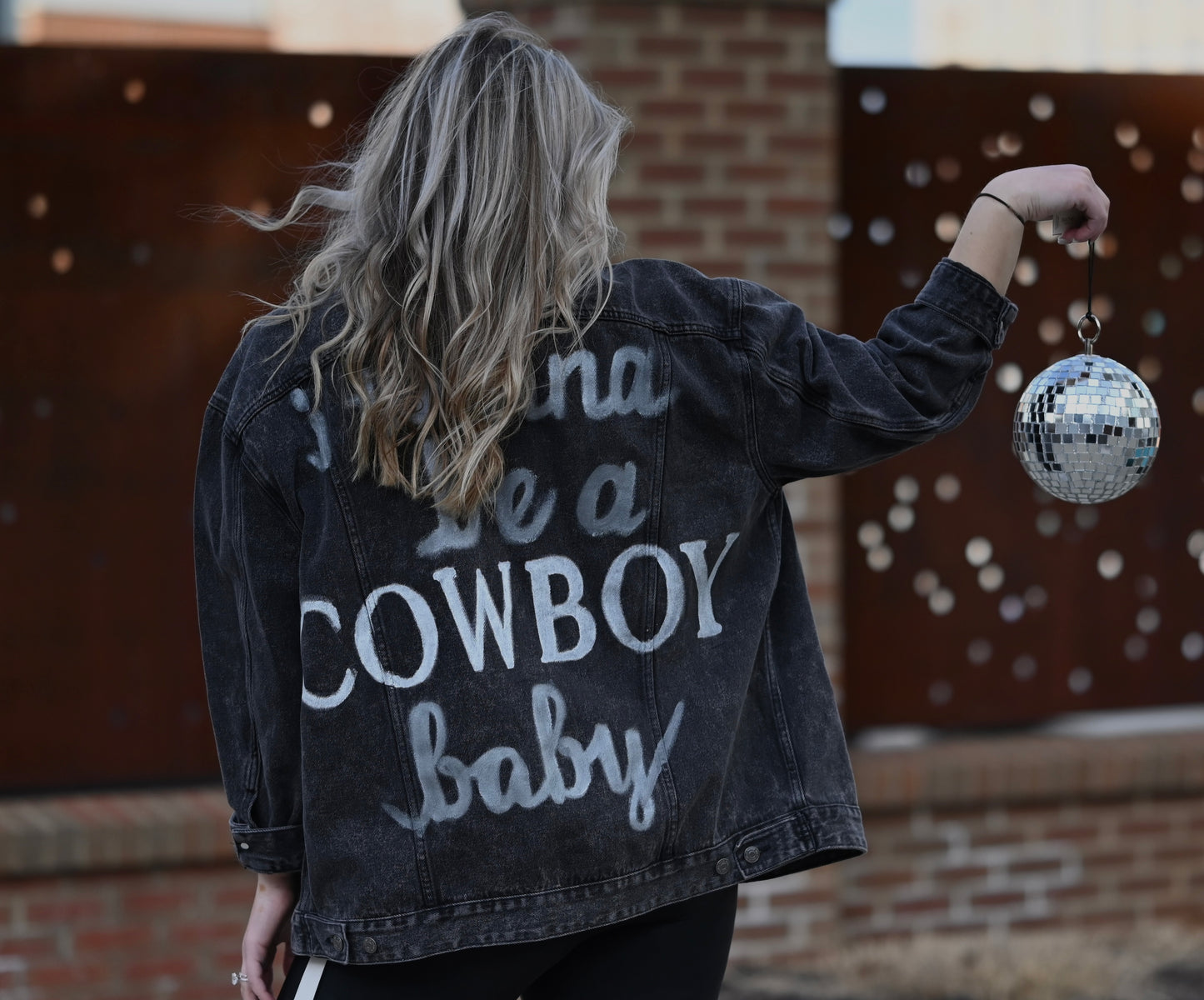 COWBOY BABY! Oversized Denim Jacket