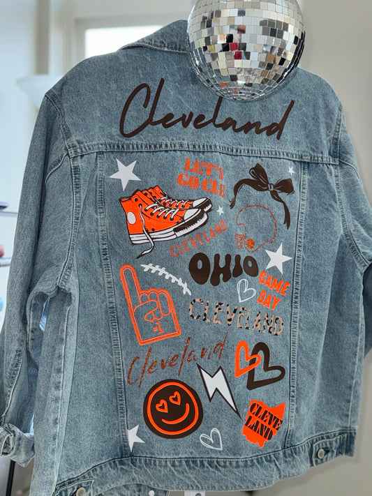 Graffiti-Style Browns Jacket