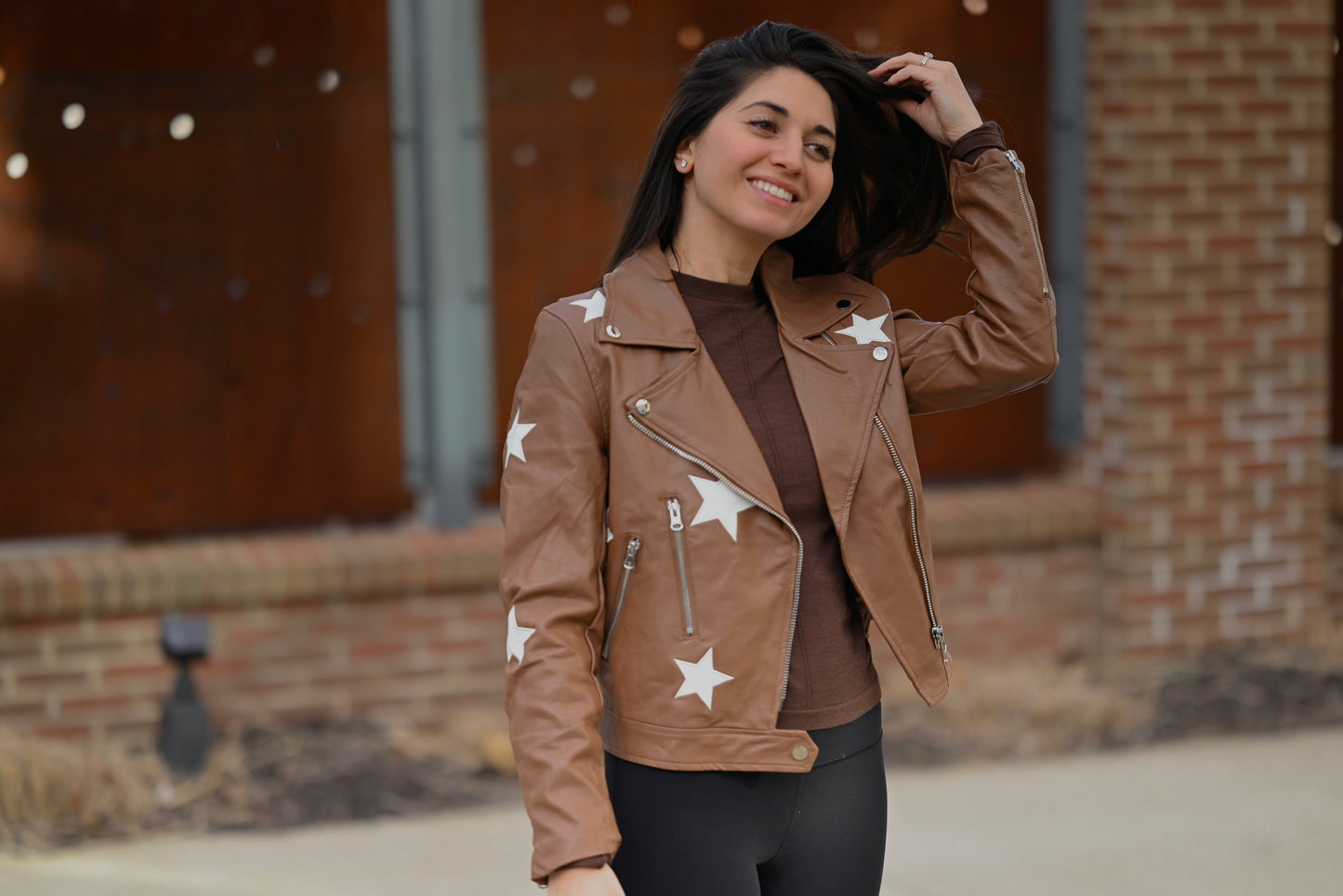 Cleveland Star Leather Jacket