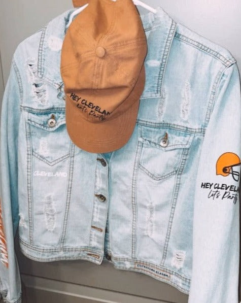 Browns Denim Jacket (Hot Coach)