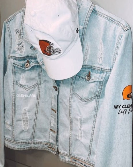 Browns Denim Jacket (Hot Coach)