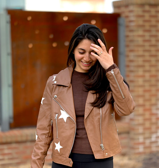 Cleveland Star Leather Jacket