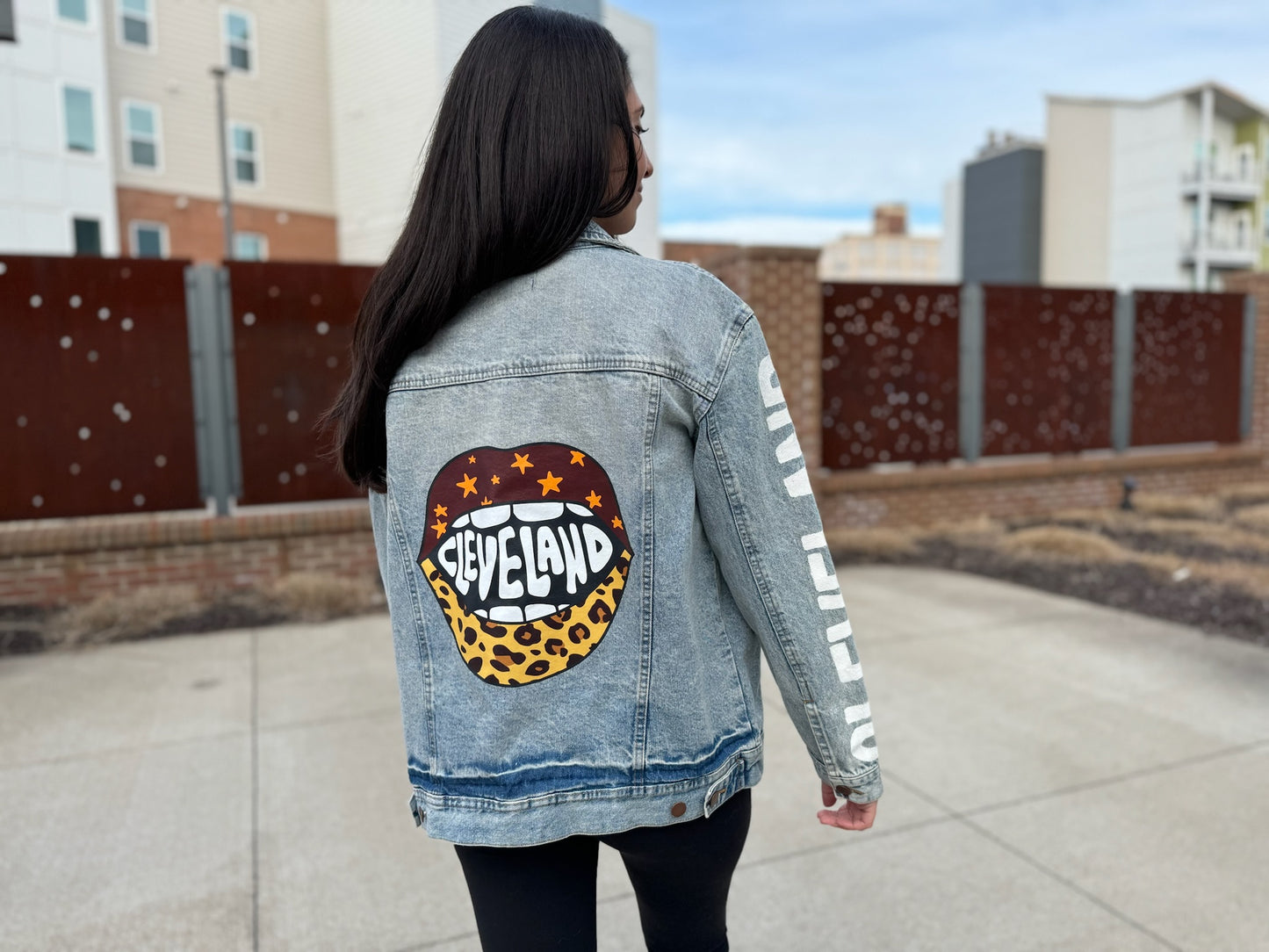 Browns Painted Sleeve Denim Jacket