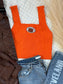 Gameday knit crop top