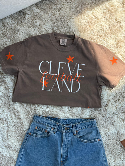 Cleveland Football Star Tee