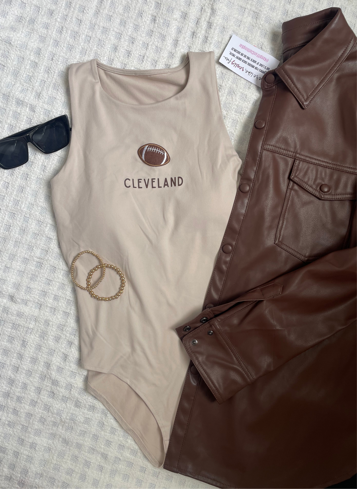 Cleveland Football (padded) bodysuit