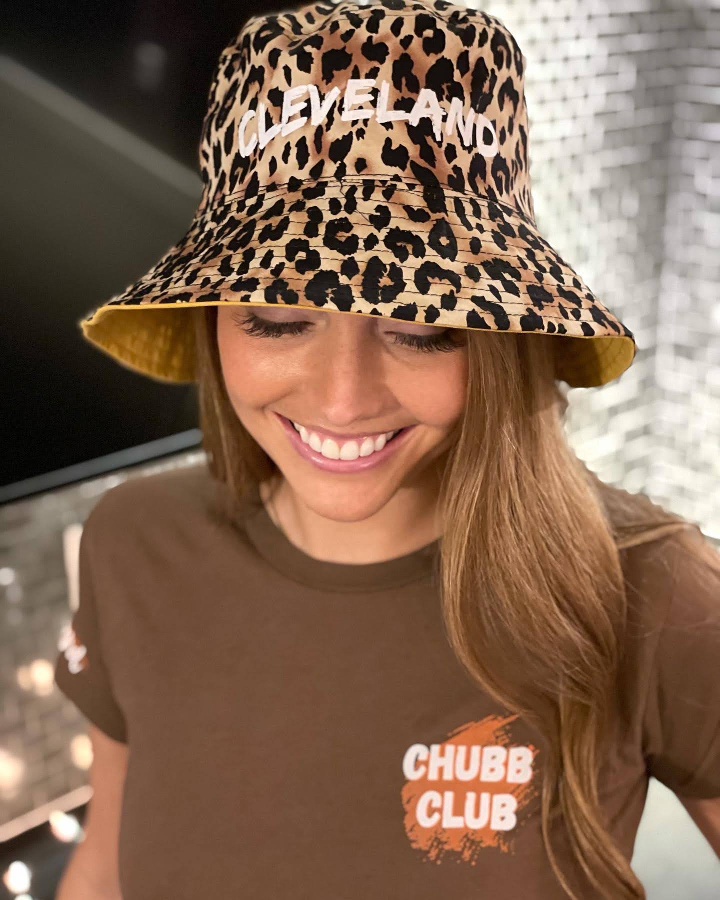 CLEVELAND Leopard Print bucket hat