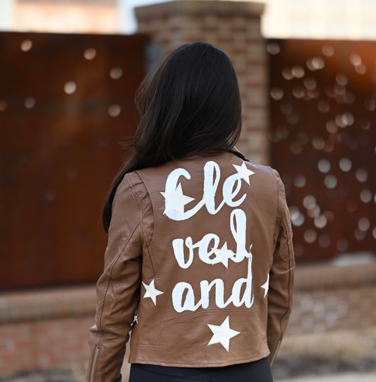 Cleveland Star Leather Jacket