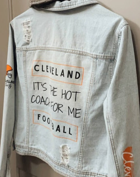 Browns Denim Jacket (Hot Coach)