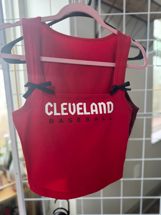 Baseball Bow Tank