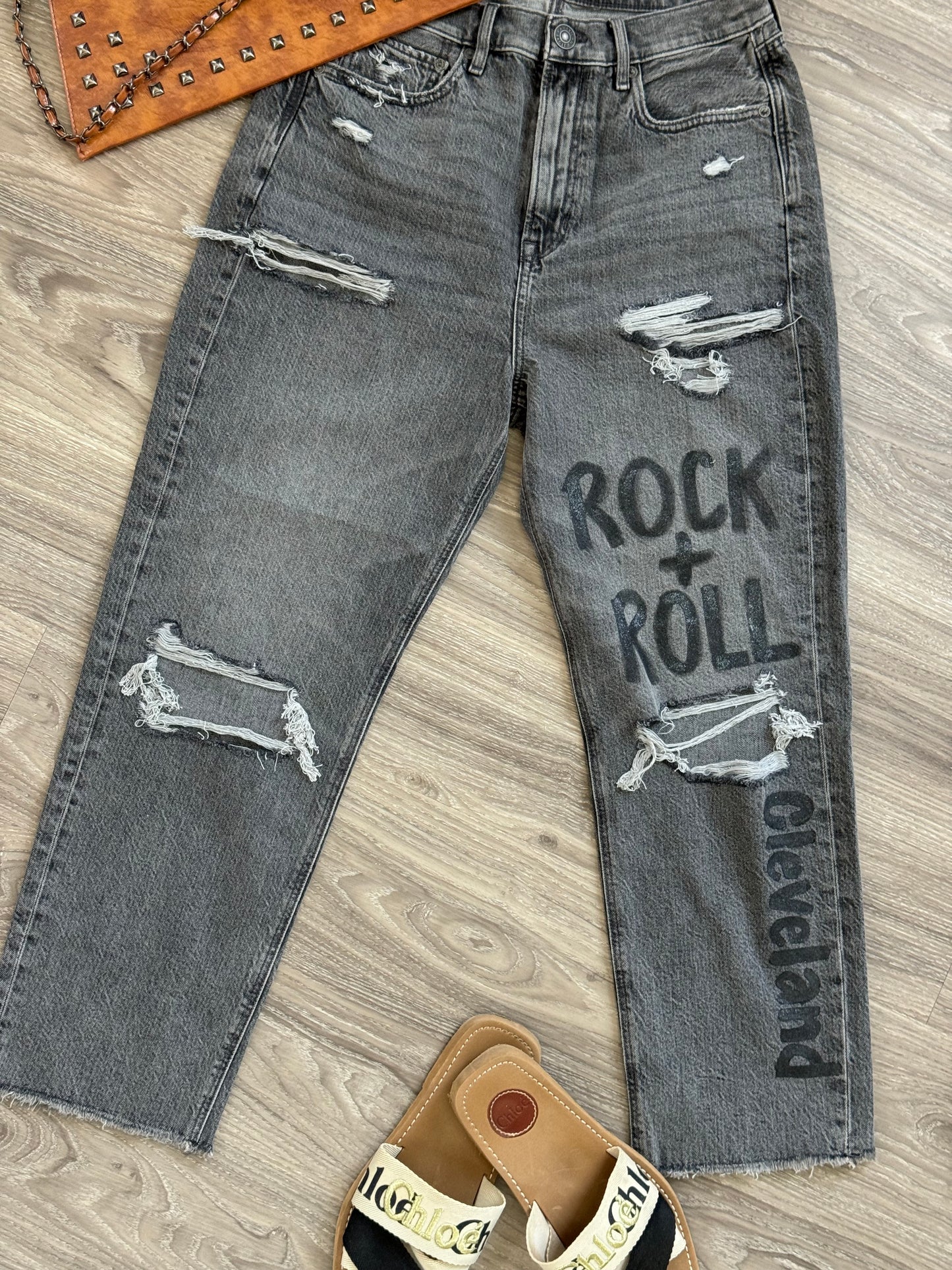 Cleveland Rocks Custom Denim Jeans