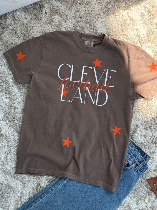 Cleveland Football Star Tee