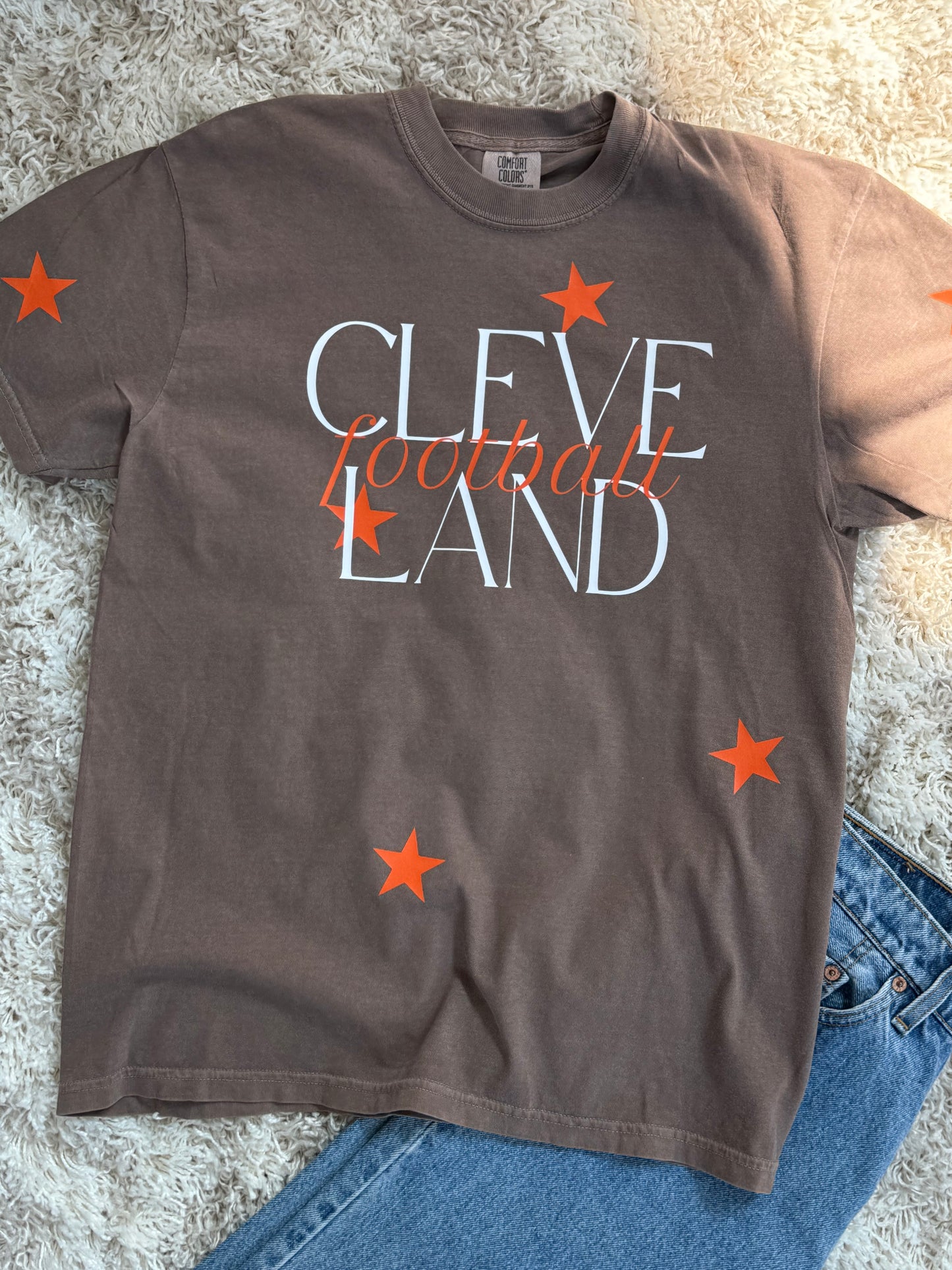 Cleveland Football Star Tee