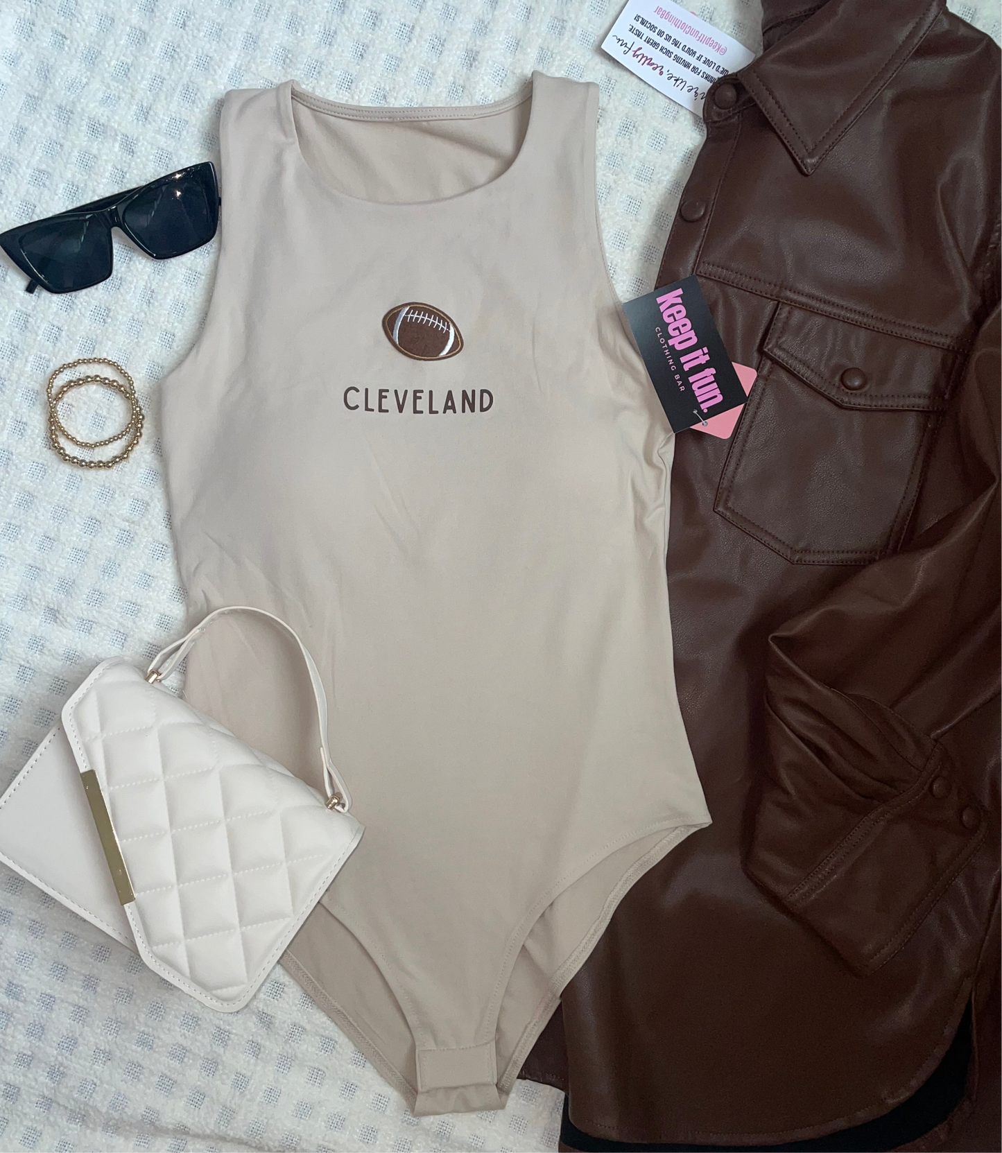 Cleveland Football (padded) bodysuit