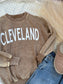 Vintage wash Cleveland Crewneck