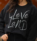 Black studded Cleveland Crewneck