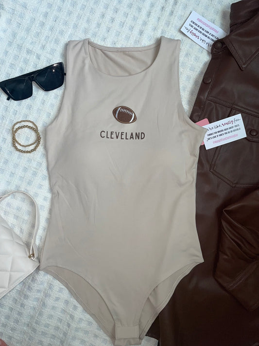 Cleveland Football (padded) bodysuit