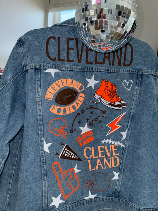 Graffiti Style Browns Jacket