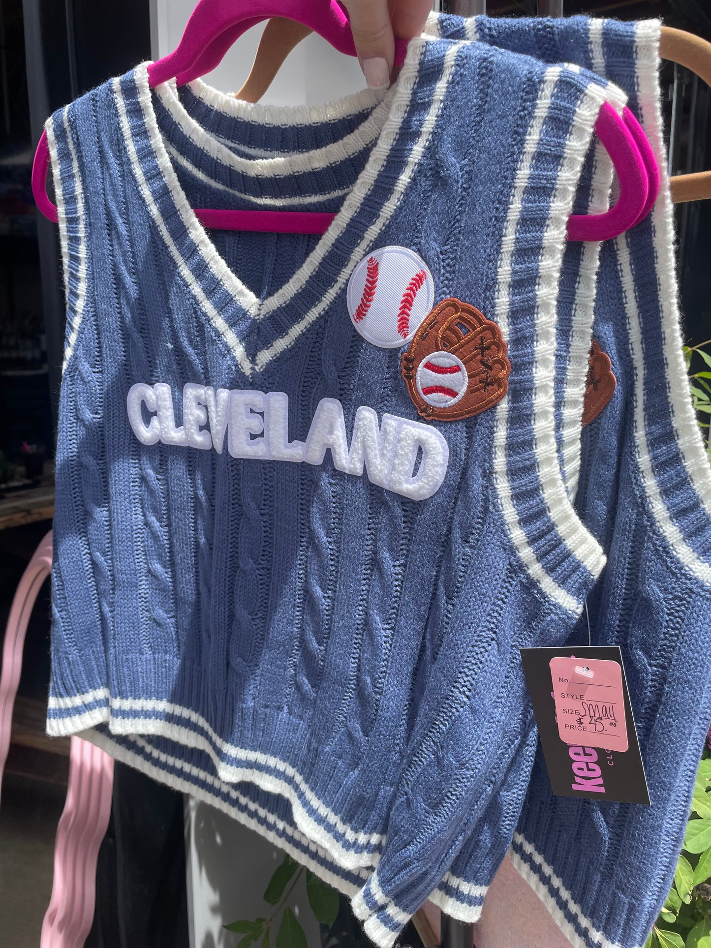 Cleveland Baseball knit tank