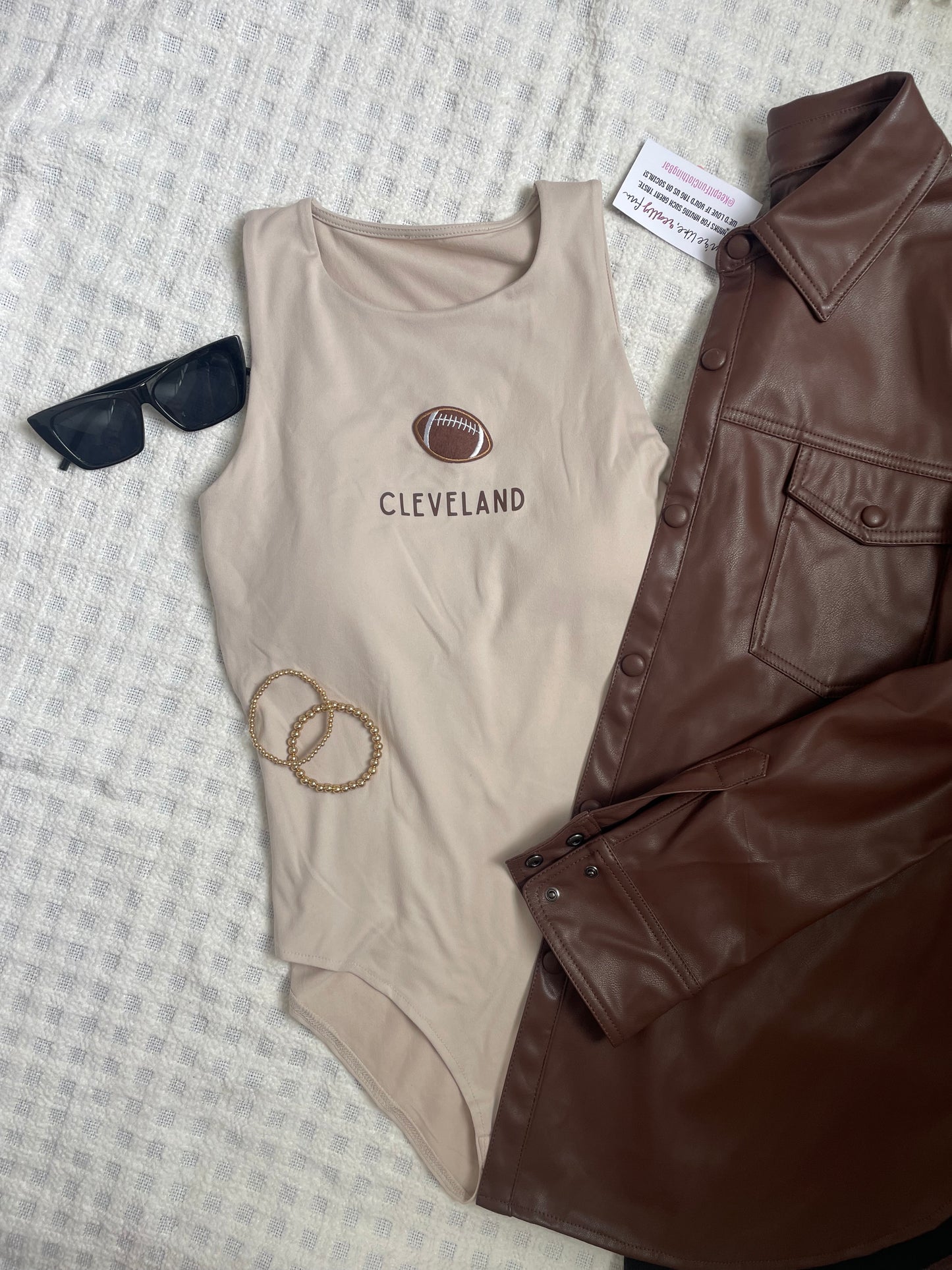 Cleveland Football (padded) bodysuit