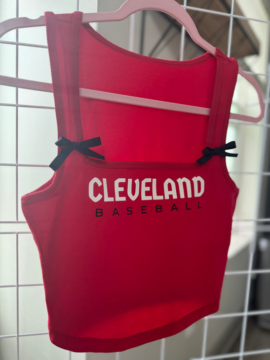 Baseball Bow Tank