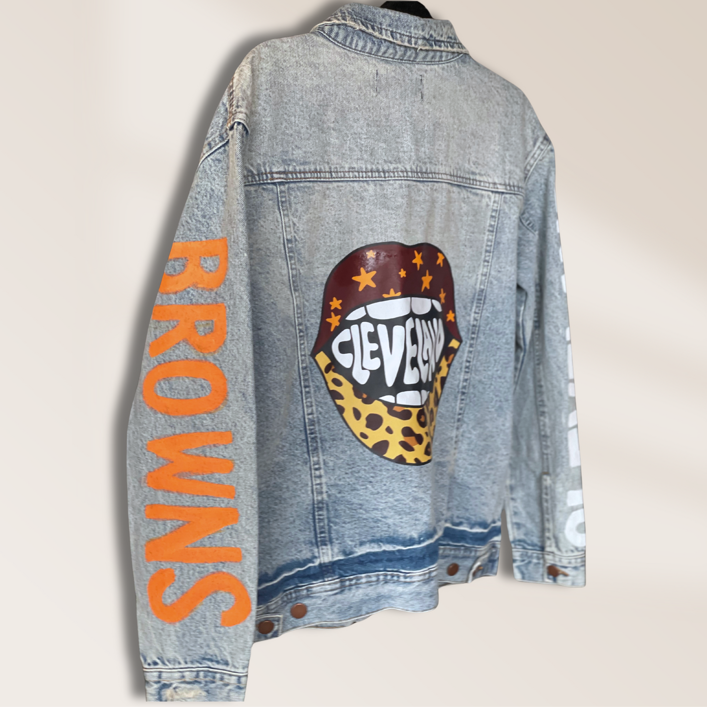 Browns Painted Sleeve Denim Jacket