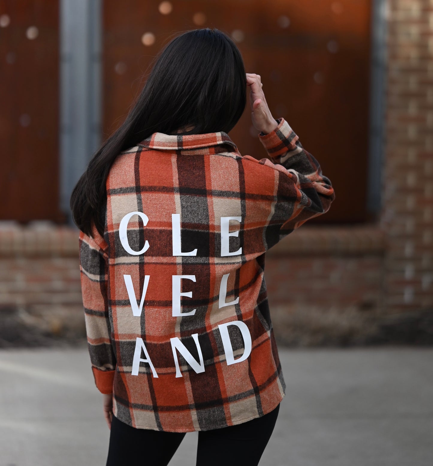 Browns Plaid Shacket