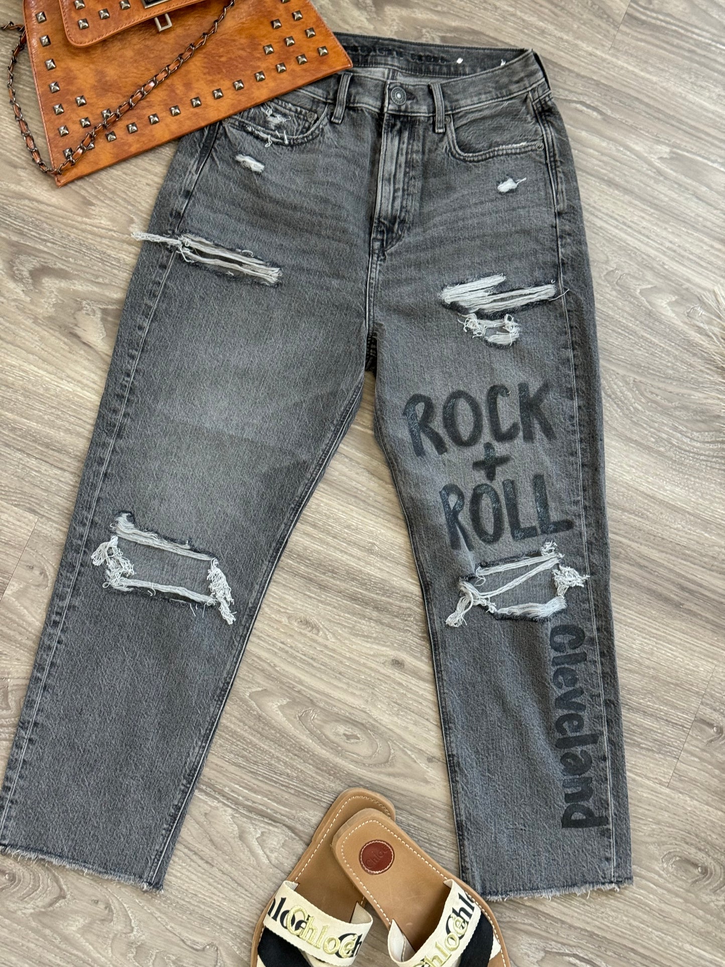 Cleveland Rocks Custom Denim Jeans