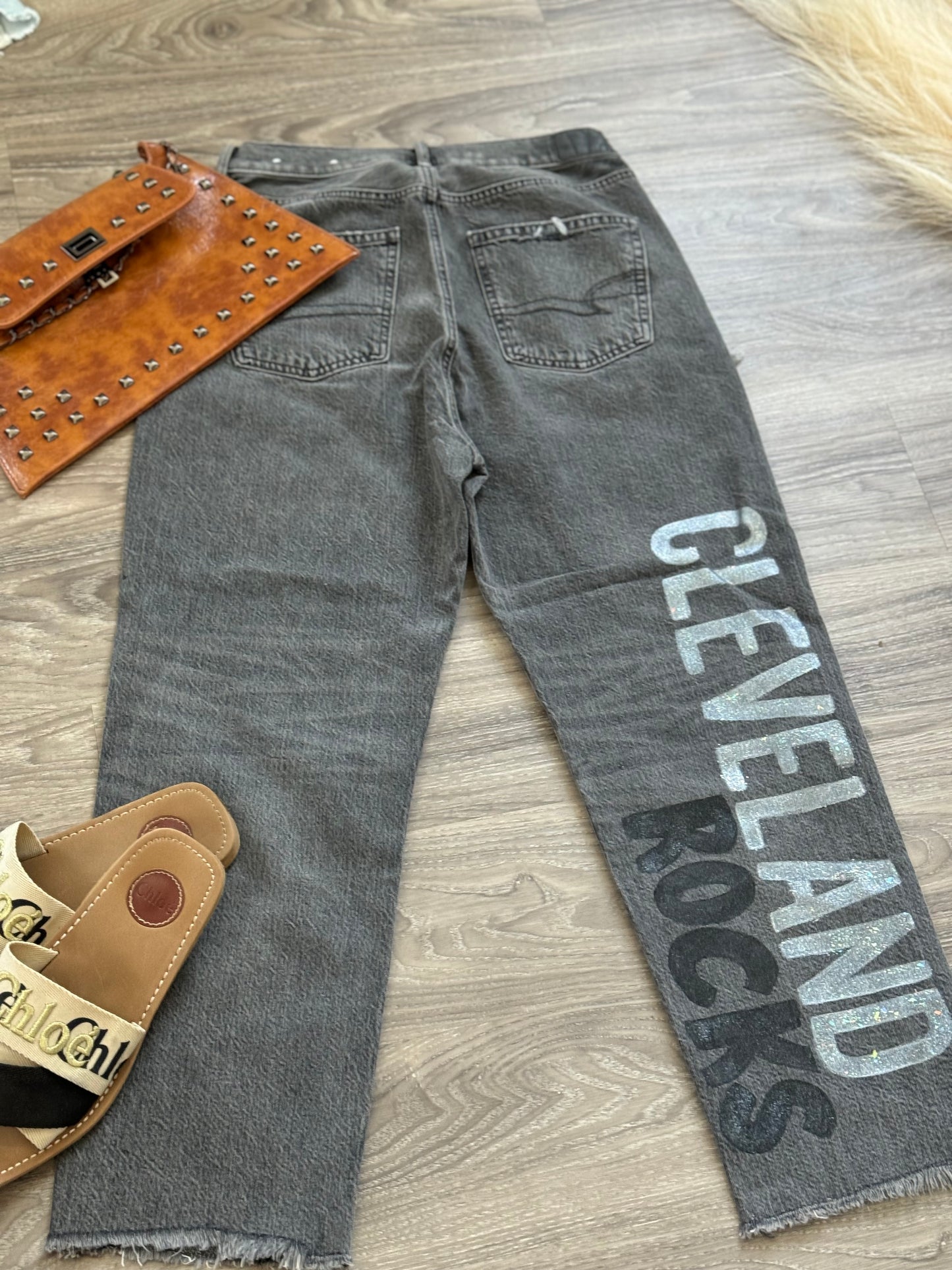 Cleveland Rocks Custom Denim Jeans