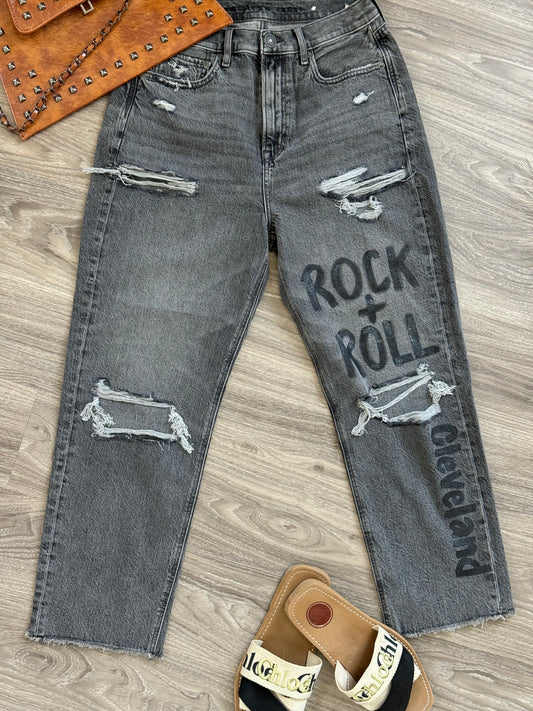 Cleveland Rocks Custom Denim Jeans