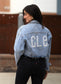 Pearly CLE denim jacket