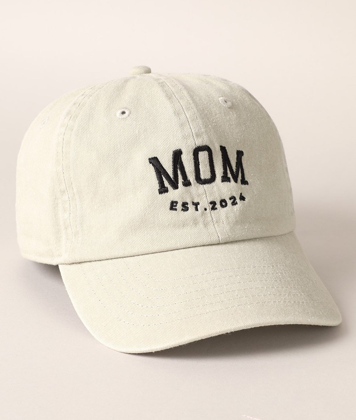 Mom EST. 2024 - Vintage wash hat