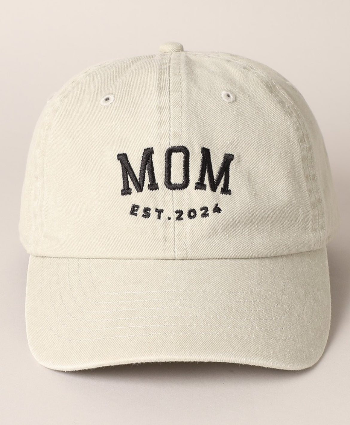 Mom EST. 2024 - Vintage wash hat