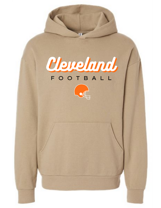 Script Cleveland Football Hoodie