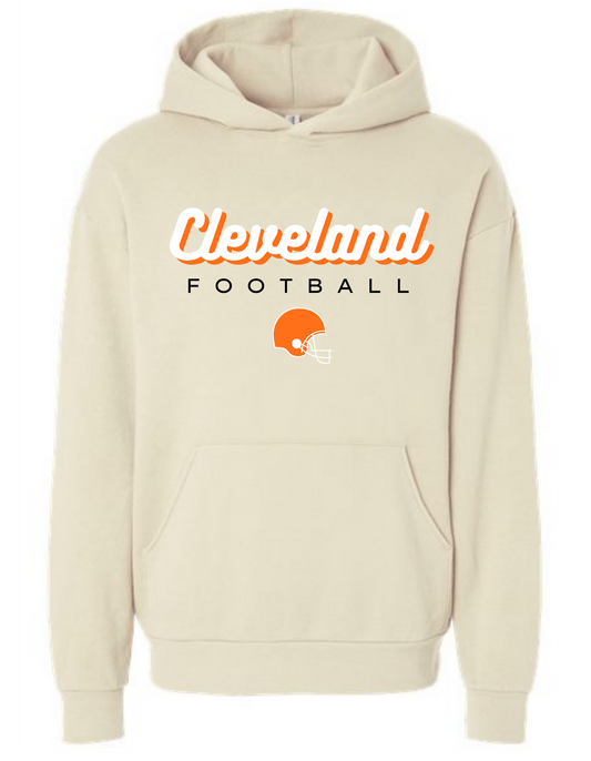 Script Cleveland Football Hoodie