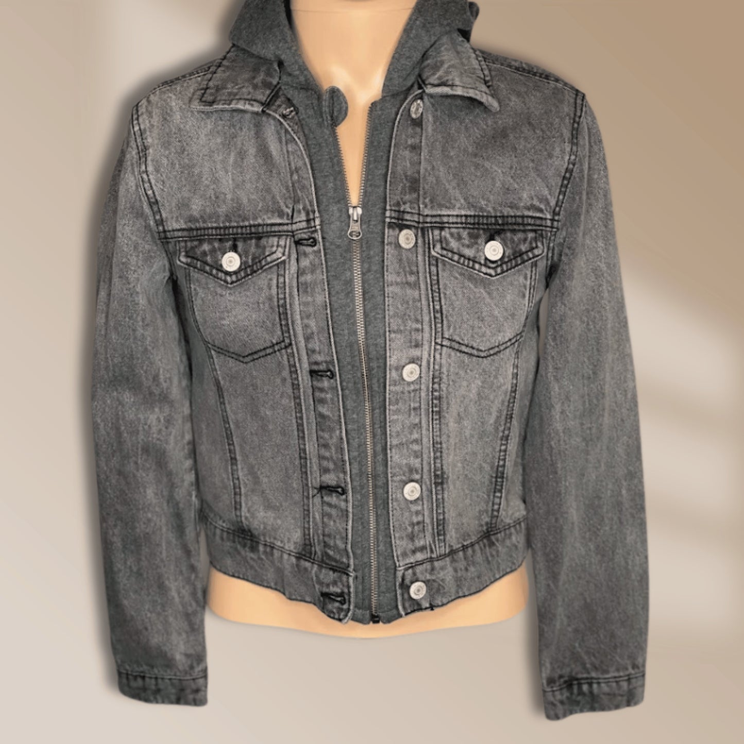 Cleveland Rocks - Charcoal Denim Jacket