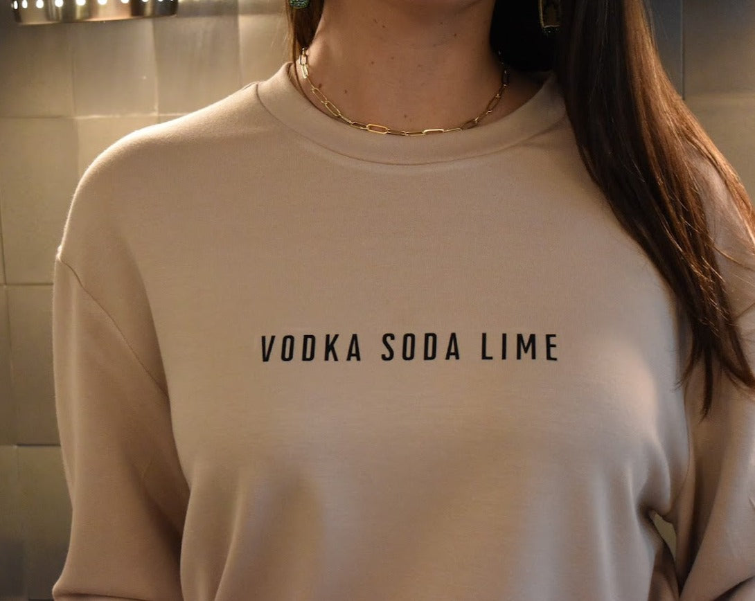 Vodka Soda Lime - Luxury tie pullover